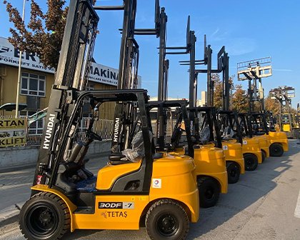 Turmet Madencilik'e Hyundai Forkliftleri Hayırlı Olsun